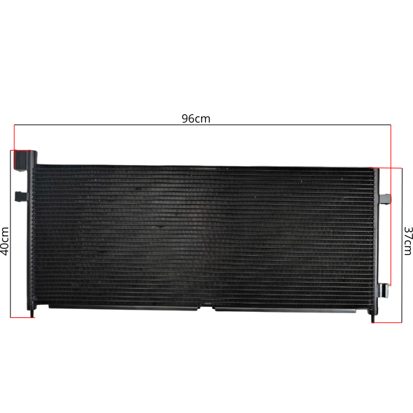 Condensador volvo nh 1999 ate 2006/ fh 1998 ate 2014 sistema de ar original oem: 21086300