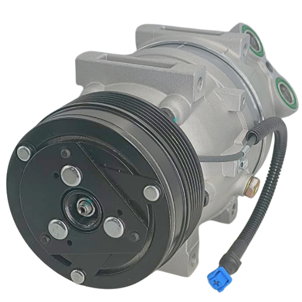 Compressor modelo v5 guindaste xcmg motor ychay / shacman h3000 / sinotruk / intl-xzc1766 24v polia 