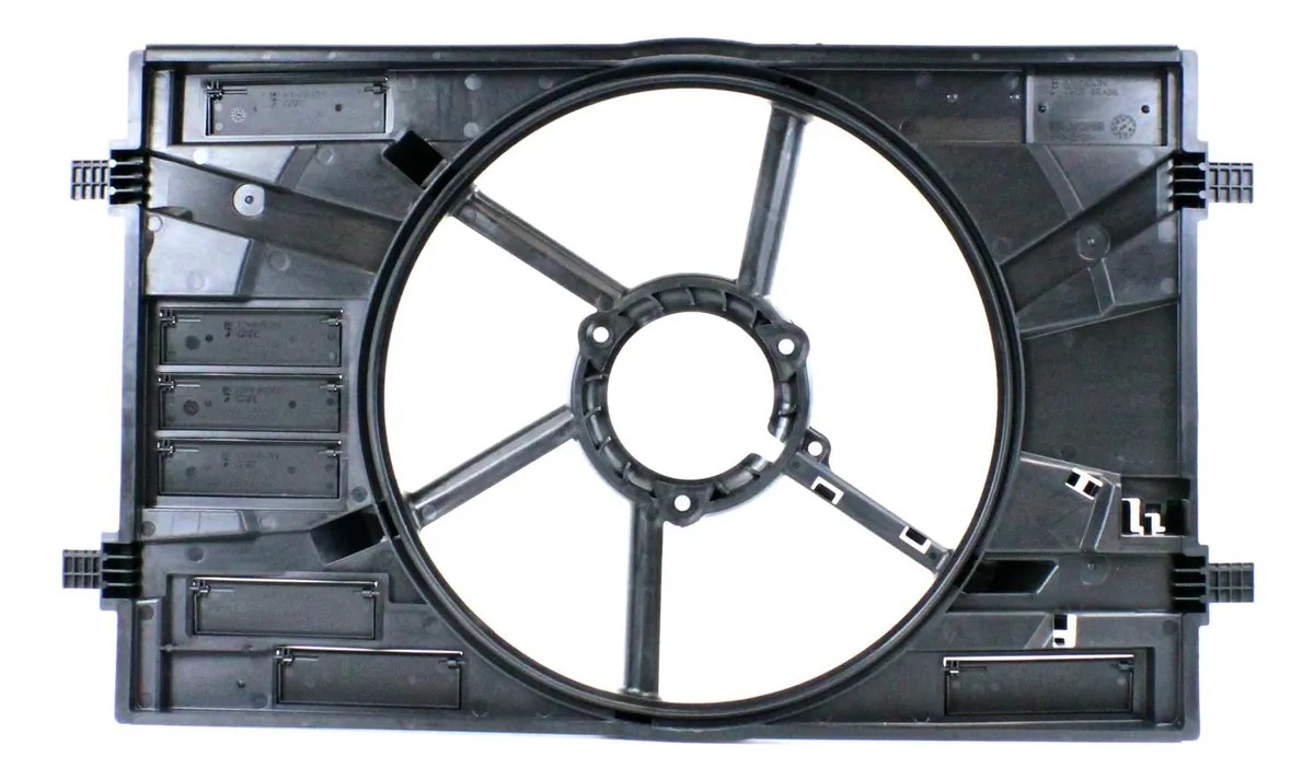Defletor radiador vw polo 1.6 2018>/ virtus 1.6 2018>/ t-cross 1.4 2018>/ nivus 1.0,1.4 2021> oem: 2