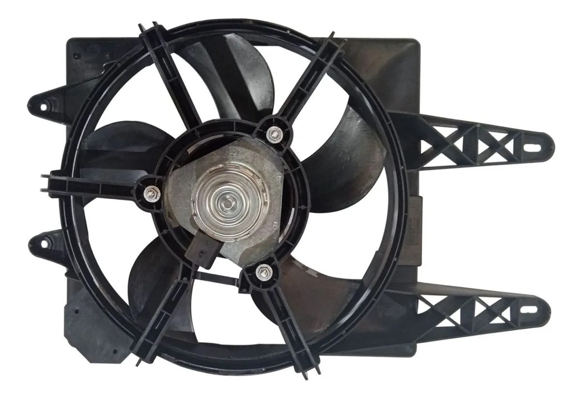 Eletroventilador fiat uno mille fire 2001 ate 2012/ fiorino fire 2001 ate 2012 s/ar sistema valeo oe