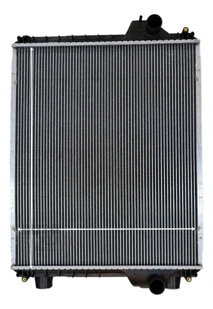 Radiador agua new holland t7000 /t7030/ case puma 165/ 170/ 180/ 195 oem: 84249173