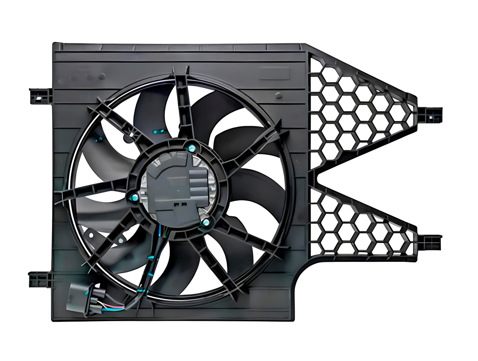 Eletroventilador volkswagen vw up tsi 1.0 12v turbo 2014 ate 2021 c/ ar oem: 1s0121207p / 1s0959455d