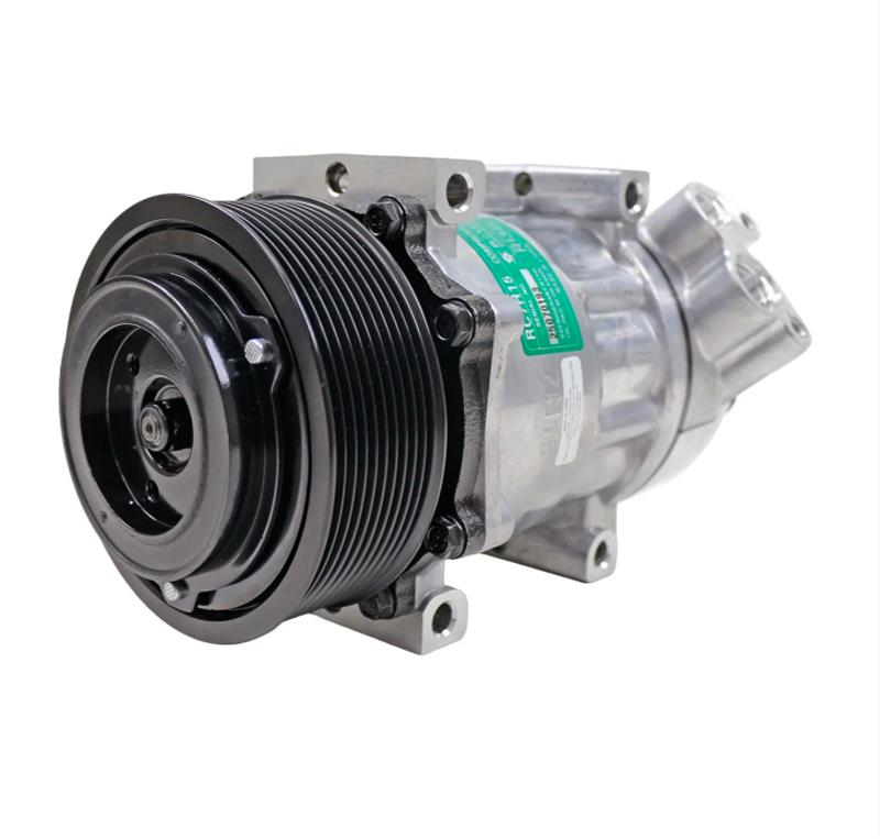 Compressor modelo sanden aq001a caminhao scania  620s/ r620xt/ 770s motor  v8  24v 10pk  oem: 295193