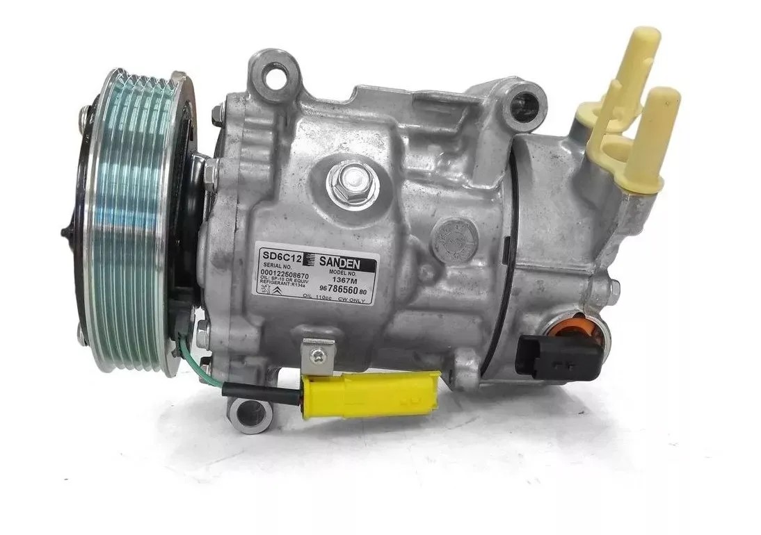 Compressor citroen c3/ c4/ aircross/ peugeot 208/ 307/ 308 oem: 9678656080 / 9651910980 / 9680687180