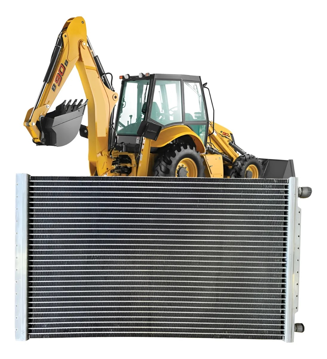 Condensador cnh new holland retroescavadeira / case retroescavadeira oem: 87314566 / 52497043