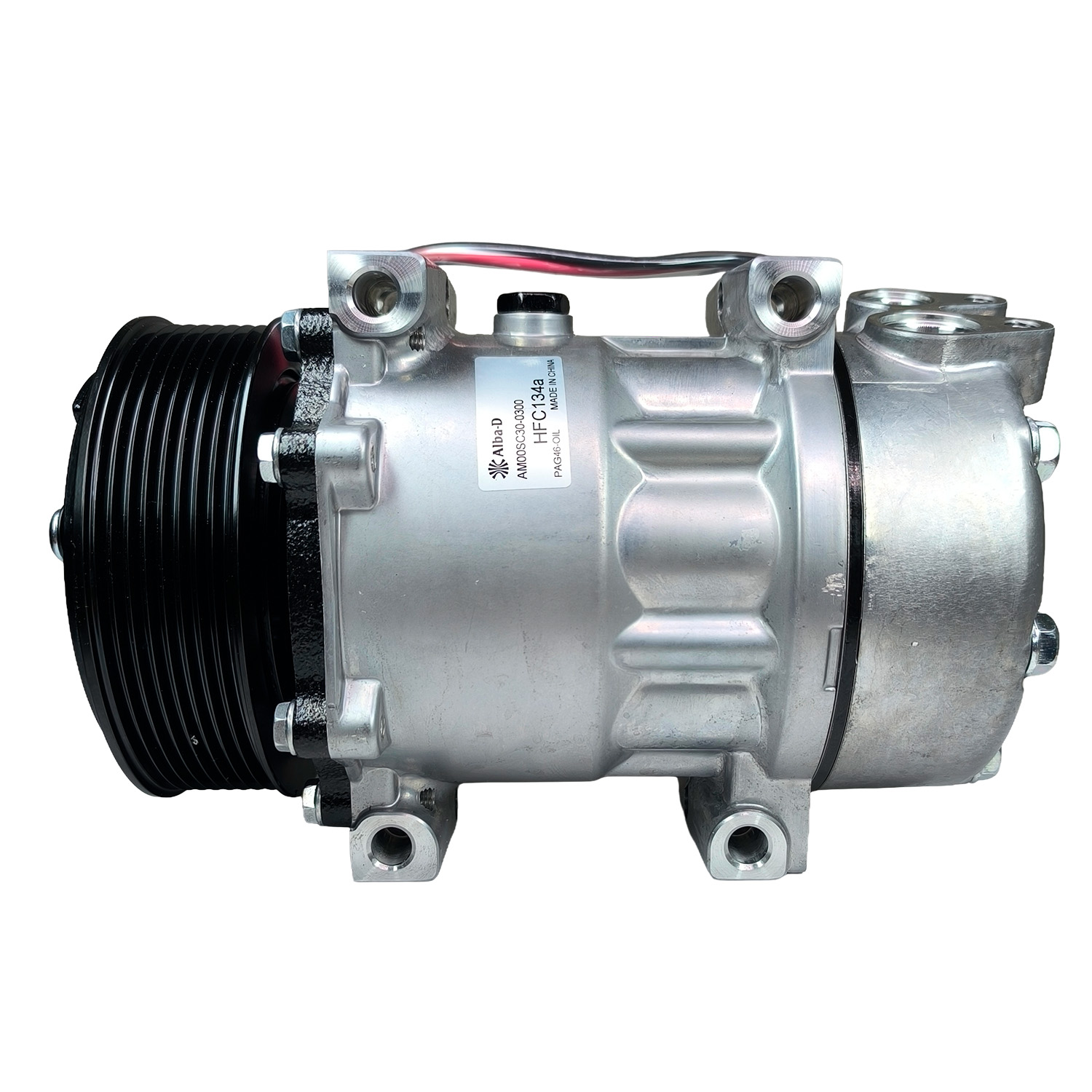 Compressor 7h15 caminhao scania 2008 ate 2012 8290 24v 8pk 125mm  oem: 1888033/ 1853081