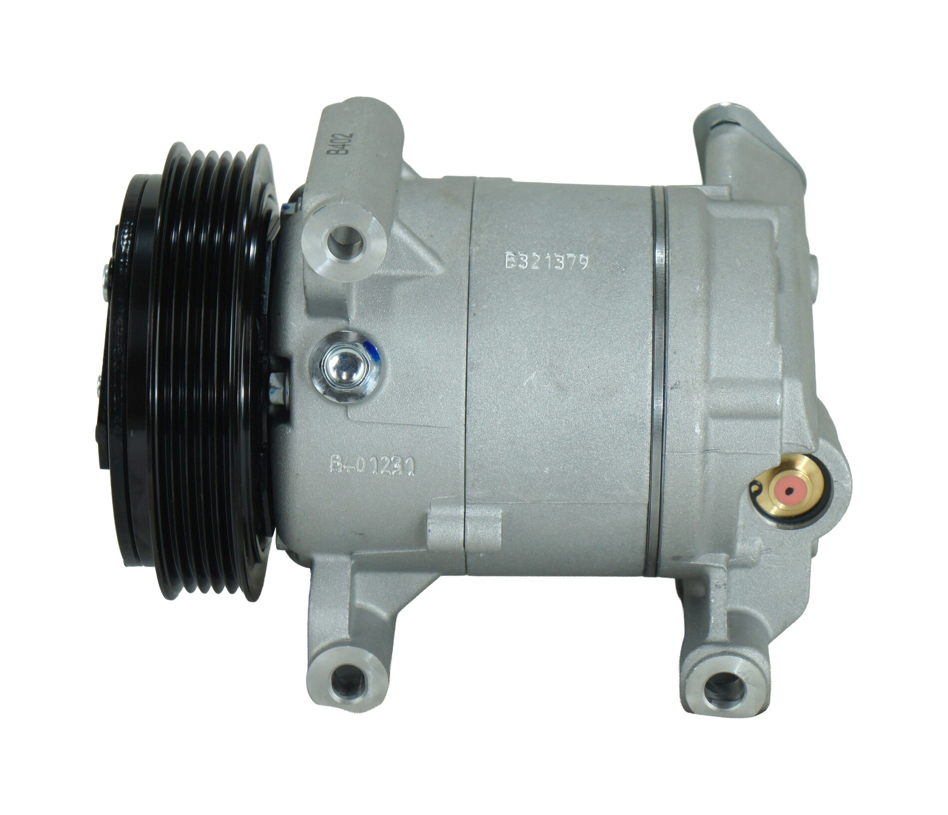 Compressor fiat strada 2015>/ grand siena/ fiorino 2015>/ uno/ palio 2014>/ mobi 4 cil 2015> - 12v polia 5pk 119mm oem: 7096538