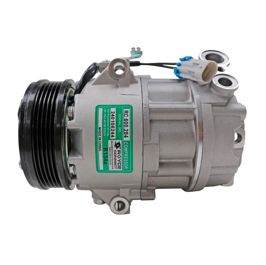 Compressor chevrolet meriva/ corsa/ montana/ fiat stilo 1.8/ palio 1.8/ punto 1.8/ doblo 1.8 - 12v polia 5pk 105mm oem: 51703016