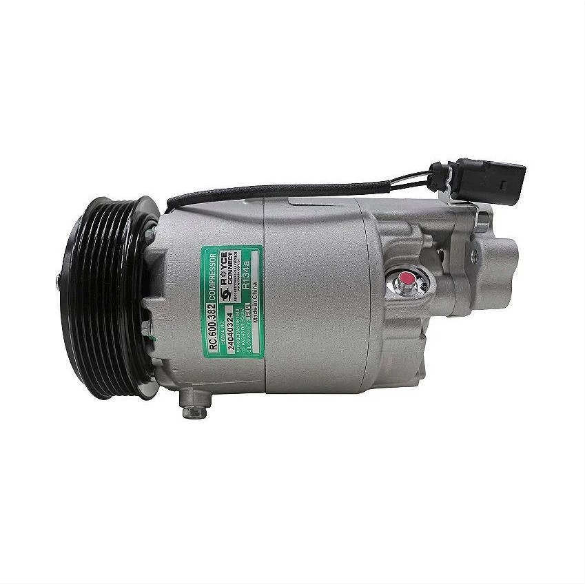 Compressor vw golf 1.8/2.0/ bora/ new beetle/ audi a3 1999 ate 2006 - 12v polia 6pk 115mm oem: 1je820803a