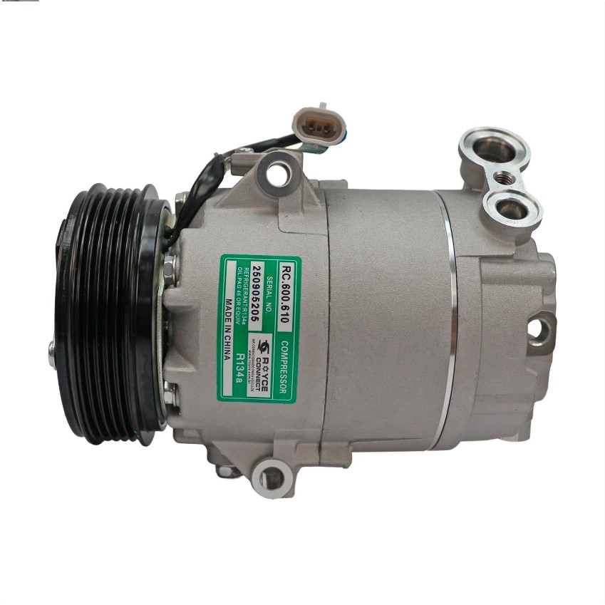 Compressor chevrolet celta 2009 em diante/ prisma 2009 ate 2013/ corsa classic 2009 em diante - 12v polia 5pk 110mm oem: 94702371