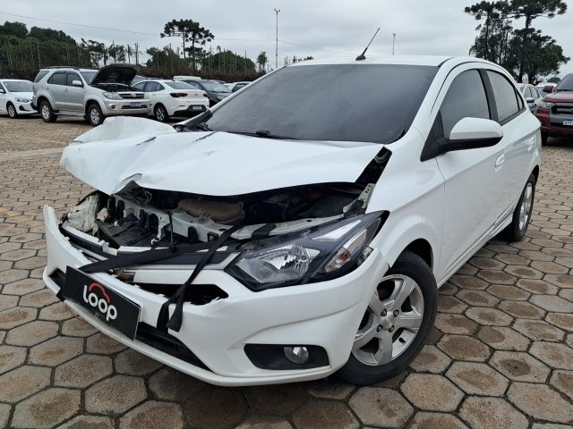 Veículo GM - Chevrolet Onix CHEVROLET ONIX 1.4 MPFI LT 8V FLEX 4P AUTOM?TICO 2018/2019 2018 em leilão