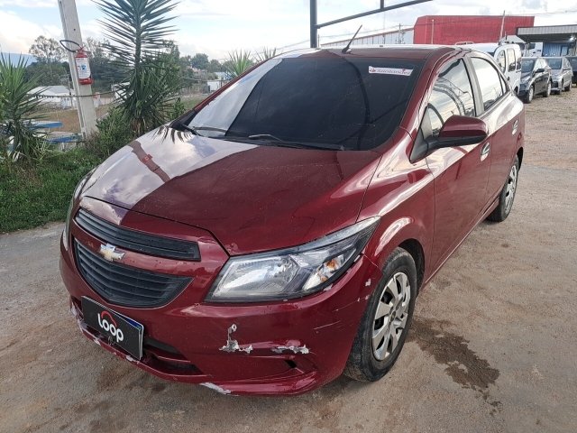Veículo GM - Chevrolet Onix CHEVROLET ONIX 1.0 MPFI JOY 8V FLEX 4P MANUAL 2018/2019 2019 em leilão