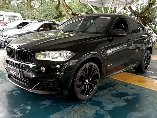 Veículo BMW X6 BMW X6 XDRIVE50I 2014/2015 Blindado com avarias 2015 em leilão