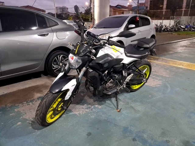 Veículo YAMAHA MT07 YAMAHA MT07 ABS 2018/2018 2018 em leilão