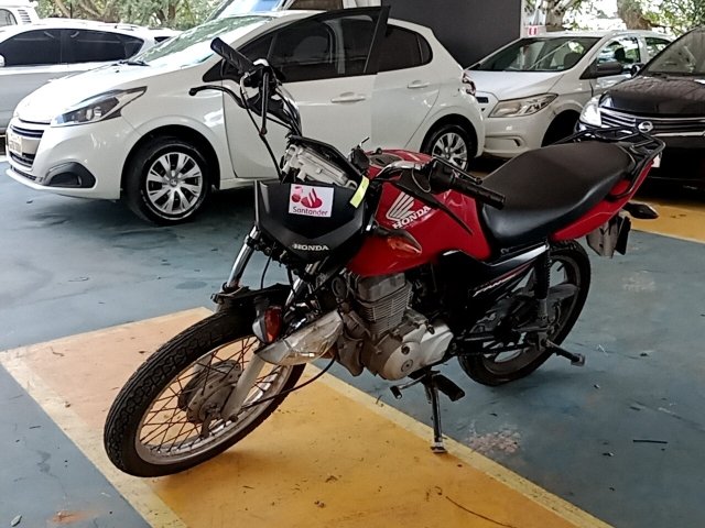 Honda CG 125i Fan 2016 Vermelha com Avarias e Sinistro