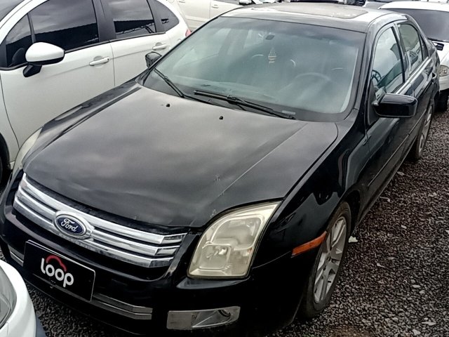 Ford Fusion 2007/2008 Preto com Avarias e Motor Desmontado