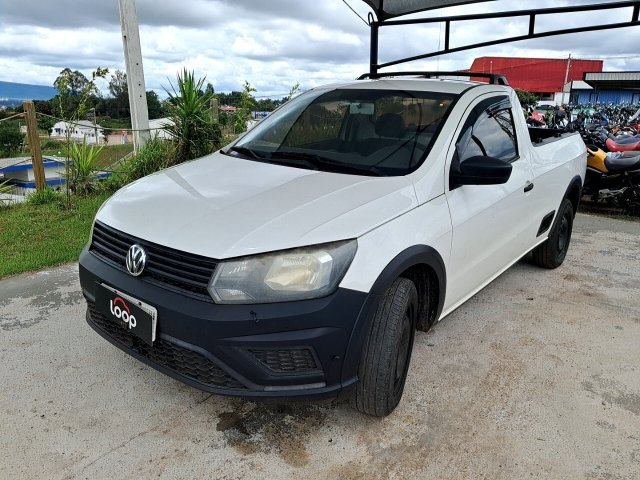 VW Nova Saveiro RB MBVS 2017/2018 com lataria e pintura com riscos e amassados