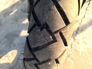 BMW G310 GS Pneu dianteiro dir.