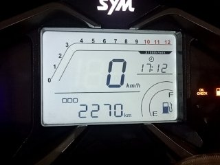 DAFRA CRUISYM 150 CBS Painel KM