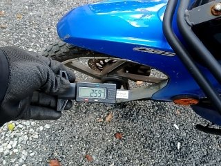 HAOJUE JTZ NEX 115 Pneu dianteiro esq.