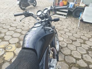 HONDA CG 125 FAN ES Porta e interior passageiro