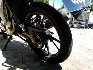 HONDA CG 160 FAN 160 Pneu traseiro esq.