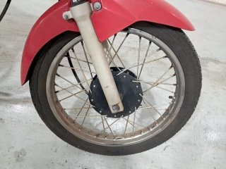 HONDA CG 160 FAN Pneu dianteiro dir.
