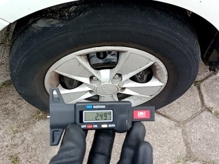 JAC V260  Pneu dianteiro dir.