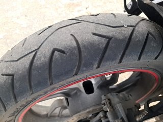 JTZ DR160 S Pneu traseiro dir.