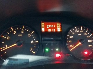 RENAULT KGOO RONTANAMB Painel KM