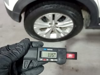 VW NOVO CROSSFOX SA Pneu traseiro dir.