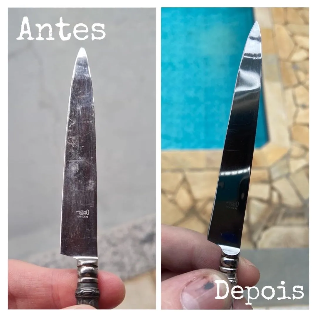 Trabalho de polimento.
