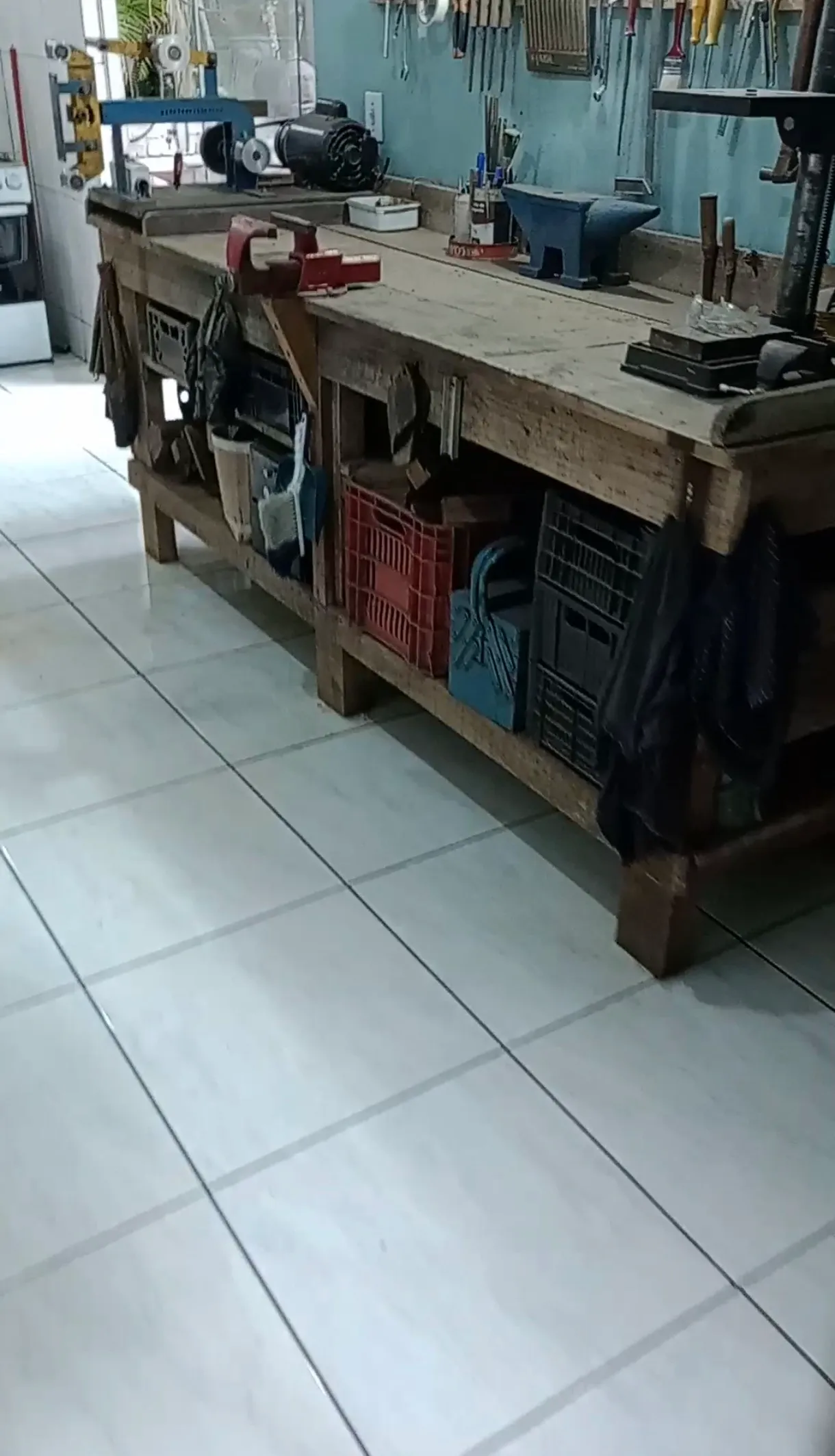 Onde a maior parte do trabalho acontece