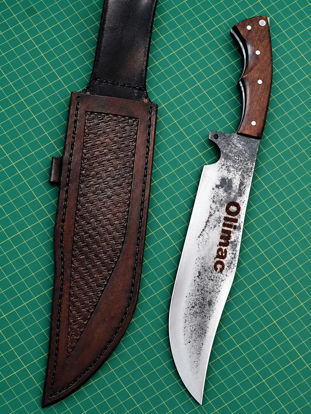 Faca Bowie feita para empresa olimac