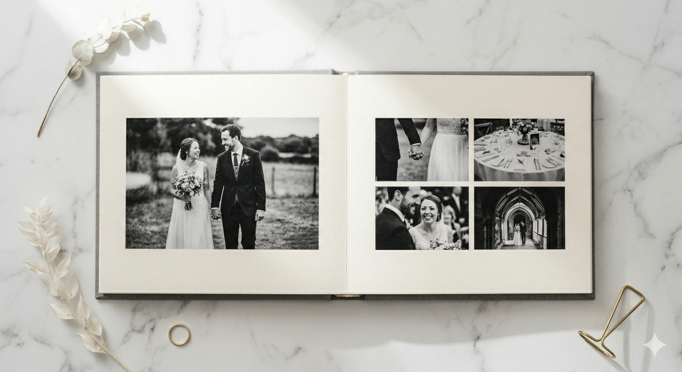 Álbum de fotos em livro: elegância e durabilidade