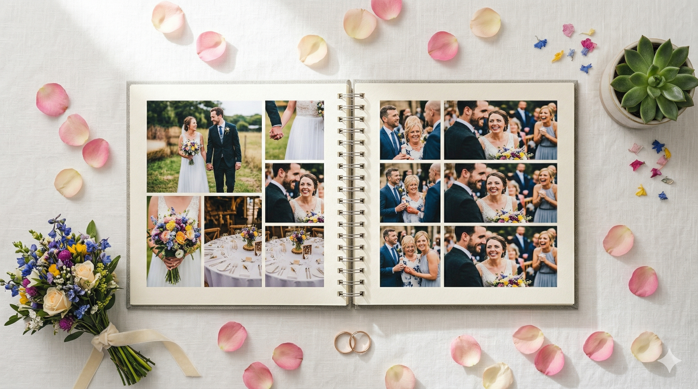 10 ideias para montar seu álbum de casamento