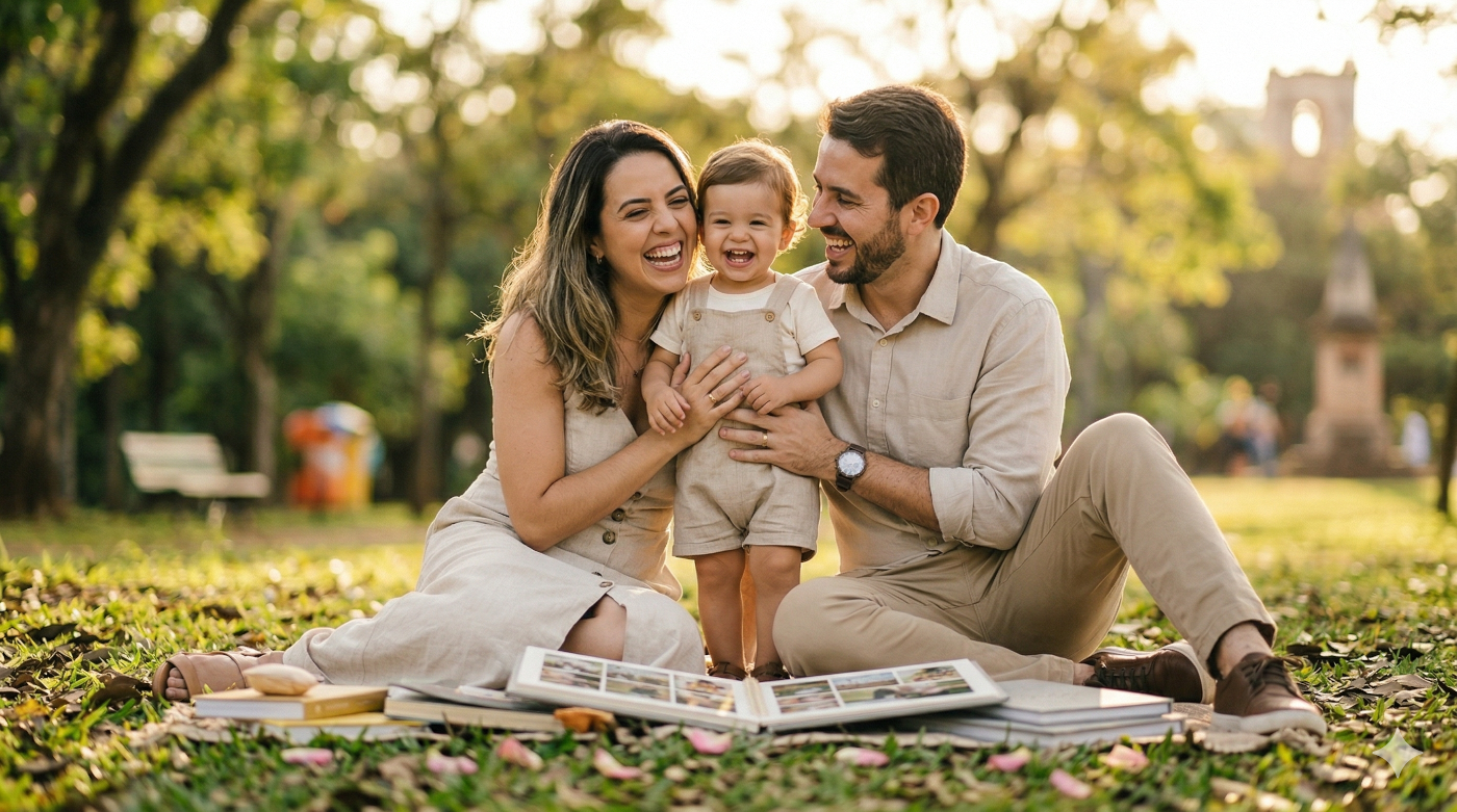Fotografia de família: ensaios para álbuns que emocionam