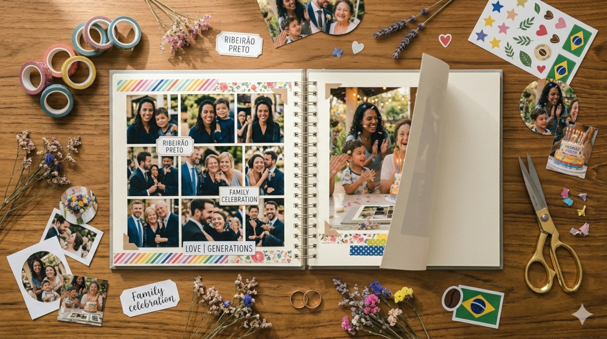 Scrapbook e álbuns personalizados: DIY com estilo